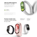 Original Xiaomi Smart Band 10, 1.72 inch AMOLED Screen 5ATM Waterproof Smart Watch, Support Blood Oxygen / Heart Rate Monitor, Smart Band 10 Black, Smart Band 10 Silver, Smart Band 10 Pink Gold – Bild 5