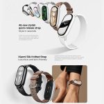 Original Xiaomi Smart Band 10, 1.72 inch AMOLED Screen 5ATM Waterproof Smart Watch, Support Blood Oxygen / Heart Rate Monitor, Smart Band 10 Black, Smart Band 10 Silver, Smart Band 10 Pink Gold – Bild 7