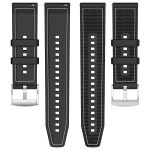 xDfind Hybrid Nylon Braid Silicone Watch Band, 20mm For Honor Watch SE / MagicWatch 2 42mm – Bild 3