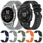 xDfind Hybrid Nylon Braid Silicone Watch Band, For Garmin Fenix 8/7X/6X/5X 26mm, For Garmin Fenix 8/7/6/5 22mm, For Garmin Forerunner 220/235/735/735XT 20mm, For Garmin Forerunner 35/30/35J 20mm – Bild 2