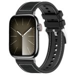 xDfind Hybrid Nylon Braid Silicone Watch Band, For Apple Watch 42 / 44 / 45 / 46 / 49mm 22mm, For Apple Watch 38 / 40 / 41 / S10 42mm 20mm