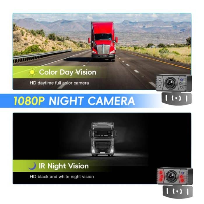 5 inch Digital Wired 1 to 1 Reversing Display Screen Car Central Control Machine Set, With Europe Short License Plate Holder, With North America Long License Plate Holder – Bild 3