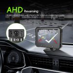 5 inch Digital Wired 1 to 1 Reversing Display Screen Car Central Control Machine Set, With Europe Short License Plate Holder, With North America Long License Plate Holder – Bild 4