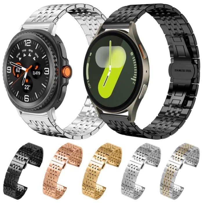 xDfind Seven-bead Solid Stainless Steel Watch Band – Bild 2