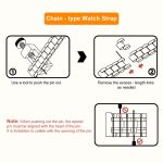 xDfind Seven-bead Solid Stainless Steel Watch Band, For Apple Watch 42 / 44 / 45 / 46 / 49mm 22mm, For Apple Watch 38 / 40 / 41 / S10 42mm 20mm – Bild 9