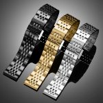 xDfind Seven-bead Solid Stainless Steel Watch Band, For Honor Watch Fit 22mm, For Honor Watch 4 20mm – Bild 6