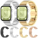 xDfind One-bead Bamboo Solid Stainless Steel Watch Band, For Huawei Watch Fit4 / Fit3 / Fit4 Pro 20mm, For Huawei Band 10 / 9 / 8 14mm – Bild 4