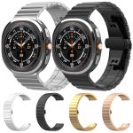 xDfind One-bead Bamboo Solid Stainless Steel Watch Band, For Samsung Galaxy Watch8 / Wacth8 Classic 22mm, For Samsung Galaxy Watch 7 / 6 / 5 / FE 20mm, For Samsung Galaxy Fit3 SM-R390 18mm – Bild 2