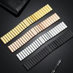 xDfind One-bead Bamboo Solid Stainless Steel Watch Band, For Samsung Galaxy Watch8 / Wacth8 Classic 22mm, For Samsung Galaxy Watch 7 / 6 / 5 / FE 20mm, For Samsung Galaxy Fit3 SM-R390 18mm – Bild 4