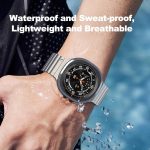 xDfind One-bead Bamboo Solid Stainless Steel Watch Band, For Samsung Galaxy Watch8 / Wacth8 Classic 22mm, For Samsung Galaxy Watch 7 / 6 / 5 / FE 20mm, For Samsung Galaxy Fit3 SM-R390 18mm – Bild 5