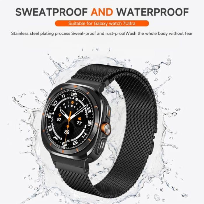 xDfind Milanese Parachute Buckle Stainless Steel Watch Band, For Samsung Galaxy Watch Ultra / Ultra 2025, For Samsung Galaxy Watch8 / Wacth8 Classic 22mm – Bild 5