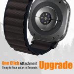 xDfind Black Buckle Loop Nylon Watch Band, For Samsung Galaxy Watch Ultra 47mm / Ultra 2025, For Samsung Galaxy Watch8 / 8 Classic – Bild 4