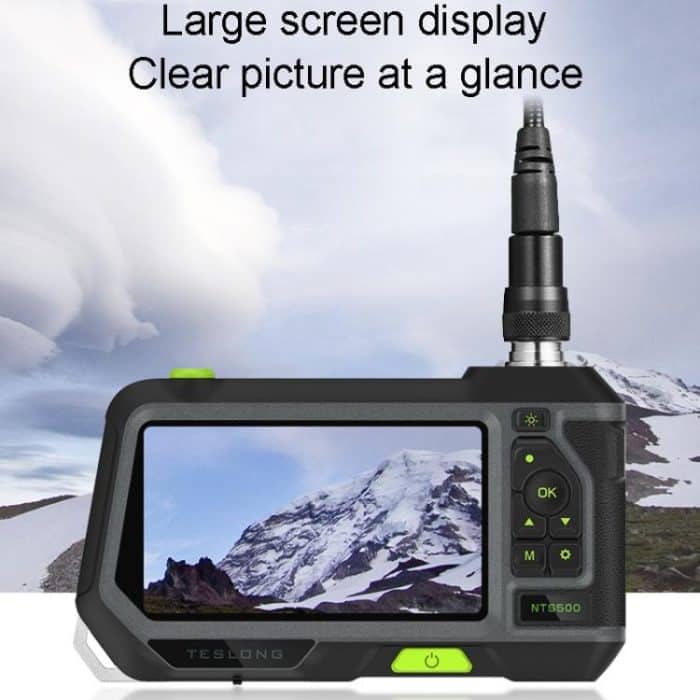 TESLONG NTS500 Industrial Pipeline Endoscope with 5 inch HD Screen, 7.6mm Single Lens / 1m, 3.9mm Lens / 3m, 5.5mm Single Lens / 1m, 7.6mm Single Lens / 5m, 8mm Dual Lens / 1m, 3.9mm Single Lens / 1m, 5.5mm Dual Lens / 1m, 7.6mm Single Lens / 3m... – Bild 10