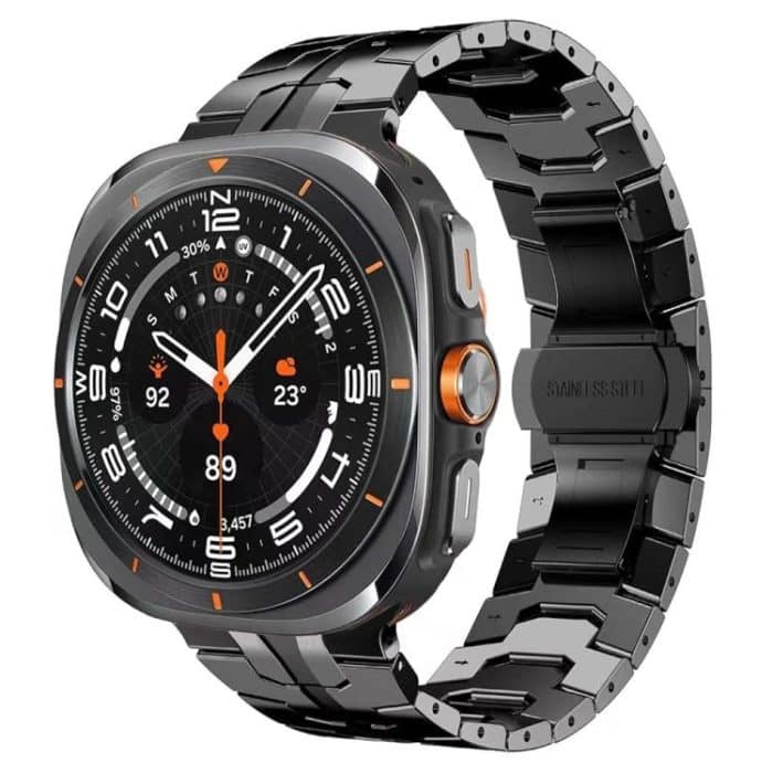 EDA008347001C.jpg Butterfly Buckle Titanium Alloy Watch Band, For Samsung Galaxy Watch8 / Watch8 Classic – Bild 1