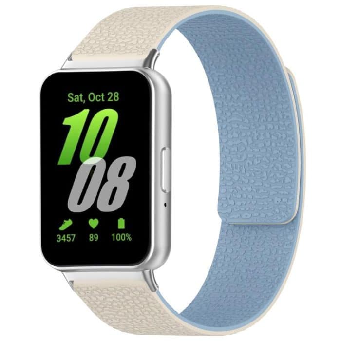 EDA008359704A.jpg xDfind Litchi Texture Magnetic Silicone Watch Band – Bild 1