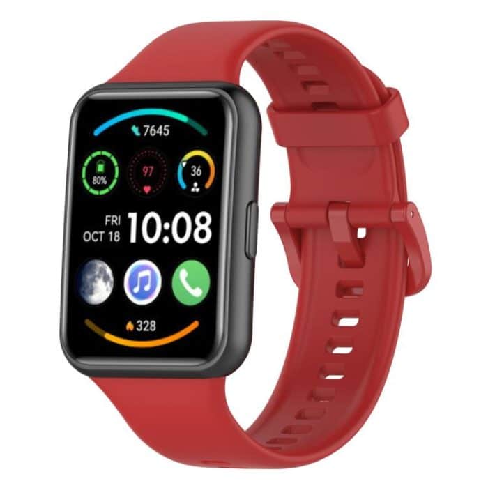 xDfind Quick Release Solid Color Silicone Watch Band, For Huawei Watch Fit 2 – Bild 1