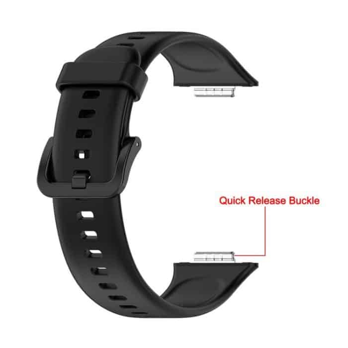 xDfind Quick Release Solid Color Silicone Watch Band, For Huawei Watch Fit 2 – Bild 3