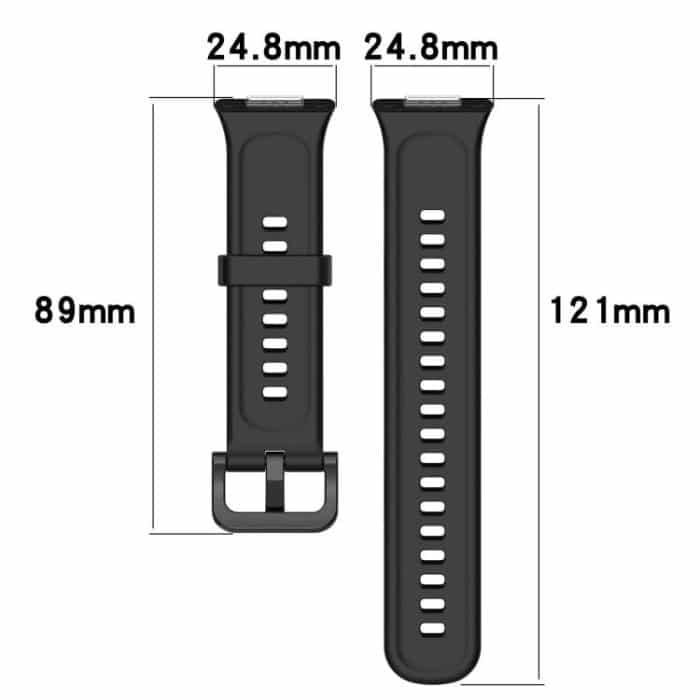 xDfind Quick Release Solid Color Silicone Watch Band, For Huawei Watch Fit 2 – Bild 5