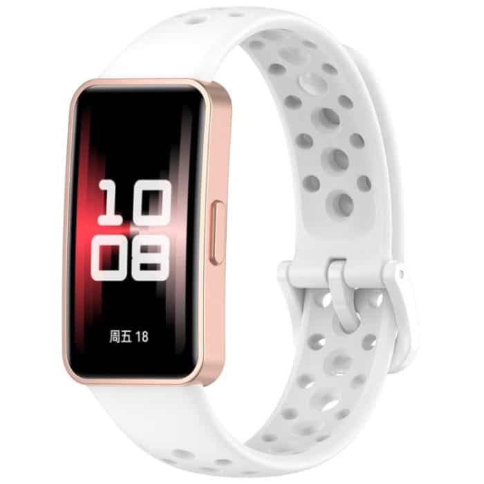 xDfind Hole Style Breathable Silicone Watch Band, For Huawei Band 10 / 9 / 8 – Bild 1