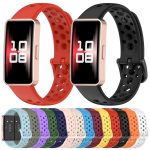 xDfind Hole Style Breathable Silicone Watch Band, For Huawei Band 10 / 9 / 8 – Bild 4
