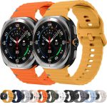 xDfind Wave Stitching Silicone Watch Band, For Samsung Galaxy Watch Ultra 47mm / Ultra 2025 – Bild 6