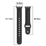 xDfind Reverse Buckle Silicone Watch Band, For Huawei Band 10 / 9 / 8 – Bild 6