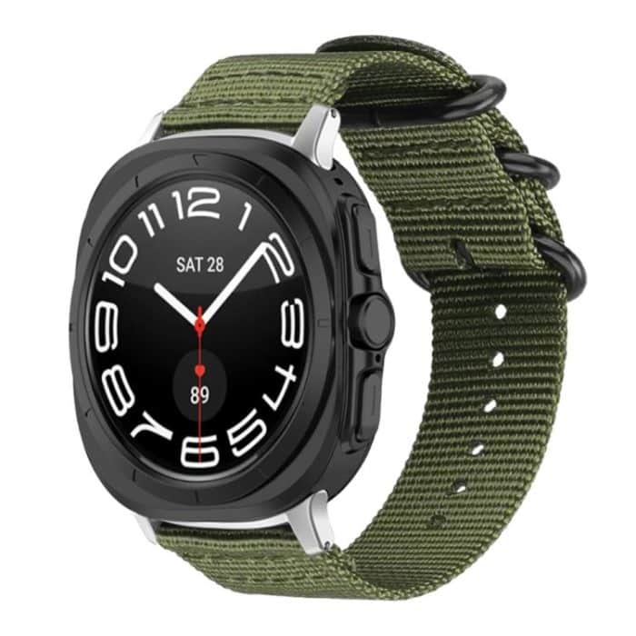 xDfind Ring Buckle Nylon Canvas Watch Band, For Samsung Galaxy Watch Ultra / Ultra 2025, For Samsung Galaxy Watch8 / 8 Classic, For Samsung Galaxy Watch 7 / 6 / 5 / FE, For Samsung Galaxy Fit3 SM-R390 – Bild 1