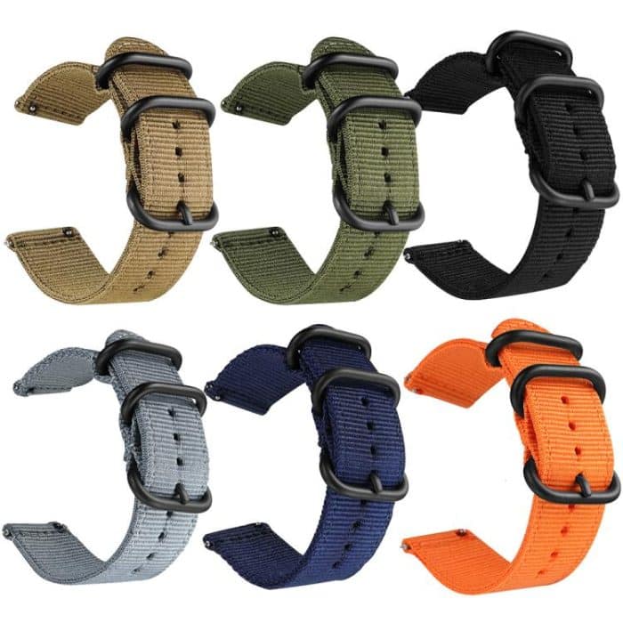 xDfind Ring Buckle Nylon Canvas Watch Band – Bild 3