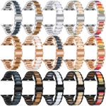 xDfind Three Beads Metal Resin Watch Band, For Apple Watch 42 / 44 / 45 / 46 / 49mm, For Apple Watch 38 / 40 / 41 / S10 42mm – Bild 5