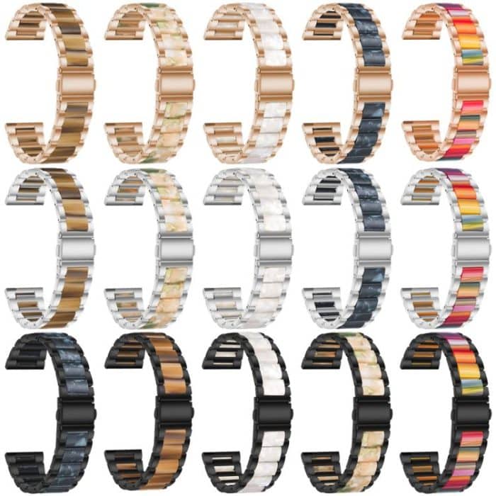 xDfind Three Beads Metal Resin Watch Band, For Samsung Galaxy Fit3 SM-R390 – Bild 3
