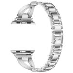 xDfind X-Shaped Single Row Diamond Metal Watch Band, For Apple Watch 42 / 44 / 45 / 46 / 49mm, For Apple Watch 38 / 40 / 41 / S10 42mm – Bild 3