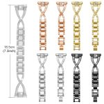 xDfind X-Shaped Single Row Diamond Metal Watch Band, For Huawei Watch Fit4 / Fit4 Pro / Fit3 – Bild 3