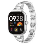 xDfind X-Shaped Single Row Diamond Metal Watch Band, For Xiaomi Smart Band 9 Pro/8 Pro/Redmi Watch 5/4, For Redmi Watch 3