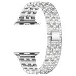 xDfind Five Beads Full Diamond Metal Watch Band, For Apple Watch 42 / 44 / 45 / 46 / 49mm, For Apple Watch 38 / 40 / 41 / S10 42mm – Bild 3
