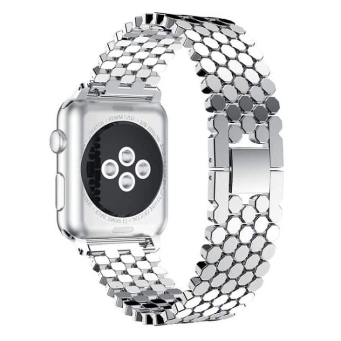 xDfind Fish Scale Texture Metal Watch Band, For Apple Watch 42 / 44 / 45 / 46 / 49mm – Bild 2