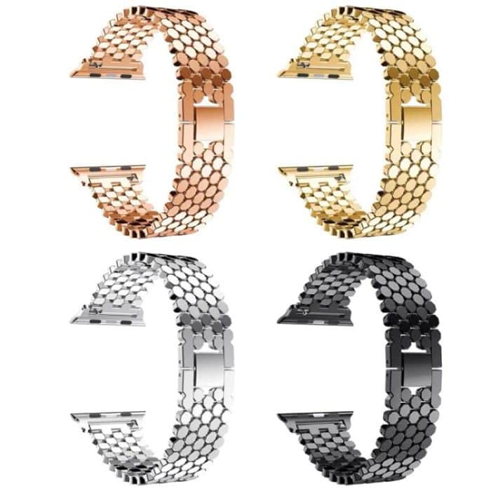 xDfind Fish Scale Texture Metal Watch Band, For Apple Watch 42 / 44 / 45 / 46 / 49mm – Bild 5