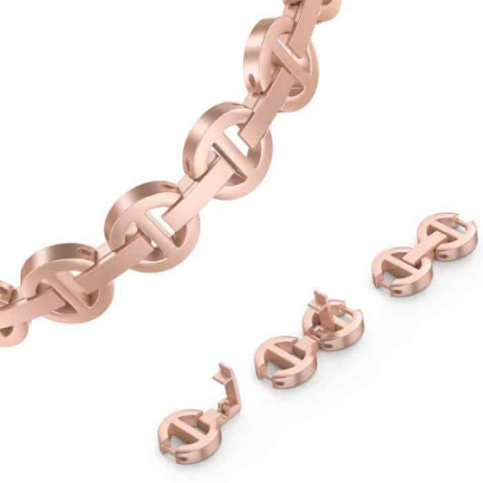 xDfind Diamond Stainless Steel Watch Band, For Apple Watch 42 / 44 / 45 / 46 / 49mm, For Apple Watch 38 / 40 / 41 / S10 42mm – Bild 5