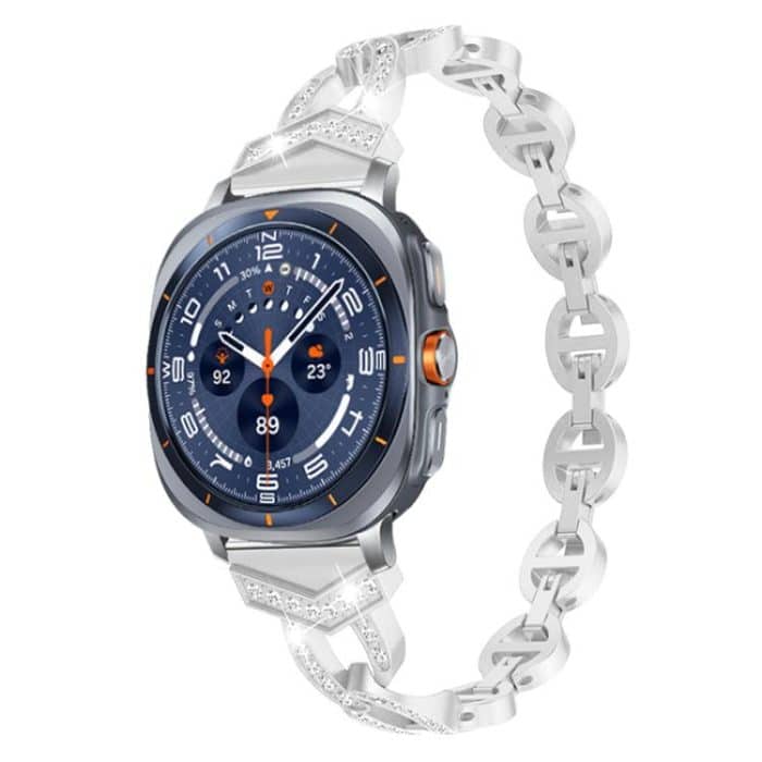 EDA008403701A.jpg xDfind Diamond Stainless Steel Watch Band, For Samsung Galaxy Watch Ultra/Ultra 2025, For Samsung Galaxy Watch8 / 8 Classic – Bild 1