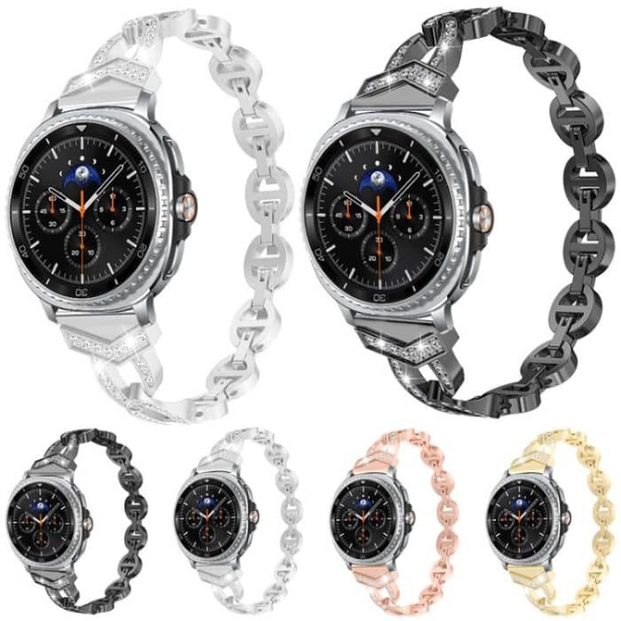 xDfind Diamond Stainless Steel Watch Band, For Samsung Galaxy Watch Ultra/Ultra 2025, For Samsung Galaxy Watch8 / 8 Classic – Bild 2