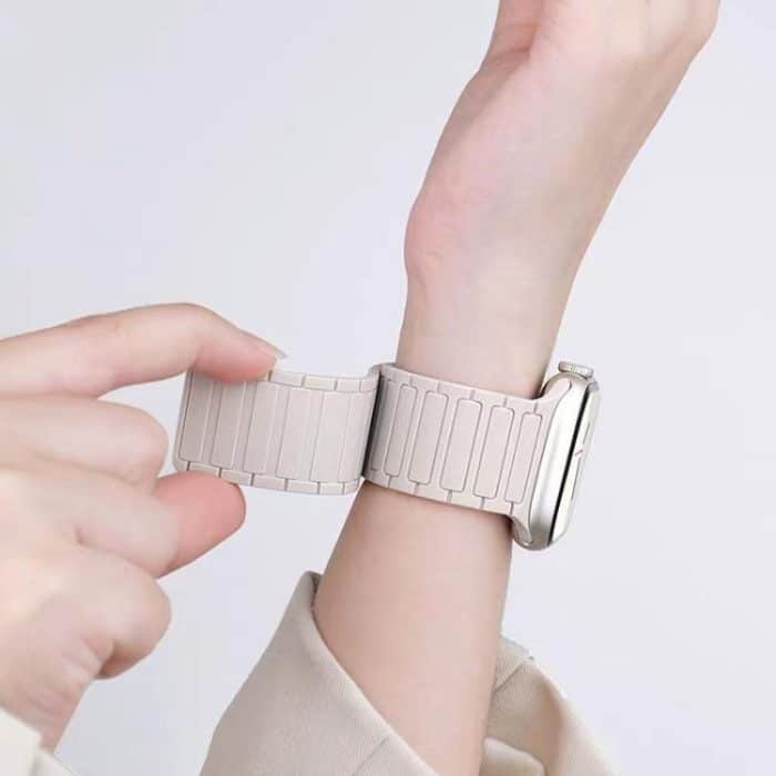 xDfind I-shaped Magnetic Silicone Watch Band – Bild 5