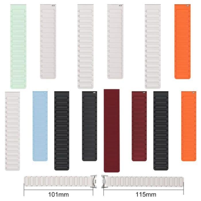 xDfind I-shaped Magnetic Silicone Watch Band, For Xiaomi Smart Band 10 / 9 / 8 – Bild 3