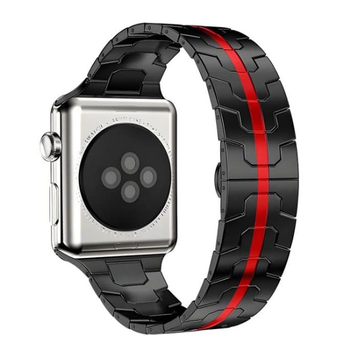 EDA008408301A.jpg xDfind Butterfly Buckle Stainless Steel Watch Band, For Apple Watch 42 / 44 / 45 / 46 / 49mm, For Apple Watch 38 / 40 / 41 / S10 42mm – Bild 1