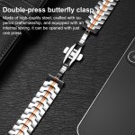 xDfind Butterfly Buckle Stainless Steel Watch Band, For Apple Watch 42 / 44 / 45 / 46 / 49mm, For Apple Watch 38 / 40 / 41 / S10 42mm – Bild 5