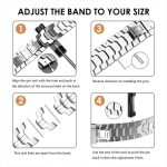 xDfind Butterfly Buckle Stainless Steel Watch Band, For Apple Watch 42 / 44 / 45 / 46 / 49mm, For Apple Watch 38 / 40 / 41 / S10 42mm – Bild 10