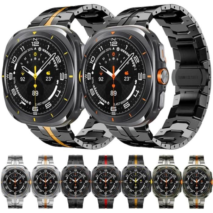 xDfind Butterfly Buckle Stainless Steel Watch Band, For Samsung Galaxy Watch Ultra / Ultra 2025, For Samsung Galaxy Watch8 / 8 Classic – Bild 2