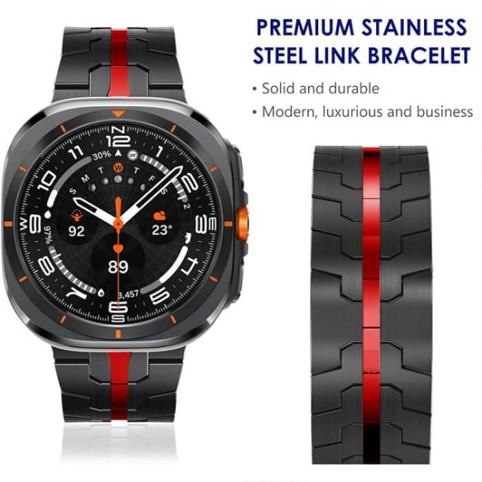 xDfind Butterfly Buckle Stainless Steel Watch Band, For Samsung Galaxy Watch Ultra / Ultra 2025, For Samsung Galaxy Watch8 / 8 Classic – Bild 5