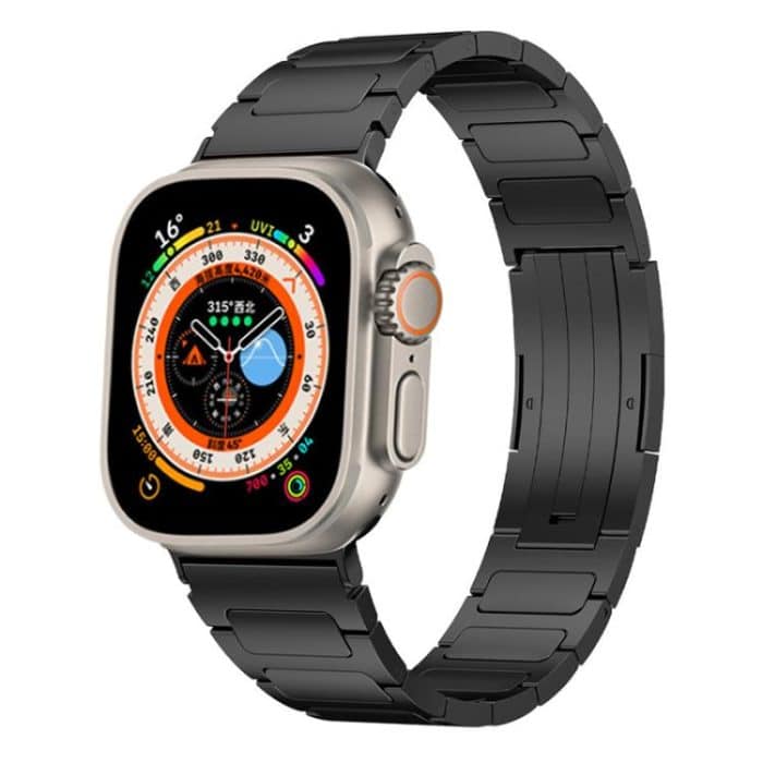 EDA008416401A.jpg xDfind I-Shaped Buckle Stainless Steel Watch Band, For Apple Watch 42 / 44 / 45 / 46 / 49mm – Bild 1