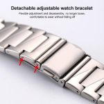 xDfind Stepped Stainless Steel Watch Band, For Apple Watch 42 / 44 / 45 / 46 / 49mm, For Apple Watch 38 / 40 / 41 / S10 42mm – Bild 3