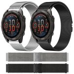 xDfind Milanese Parachute Buckle Stainless Steel Watch Band, For Garmin Fenix 8/7X/6X/5X 26mm – Bild 2