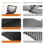 xDfind Milanese Parachute Buckle Stainless Steel Watch Band, For Garmin Fenix 8/7X/6X/5X 26mm – Bild 6